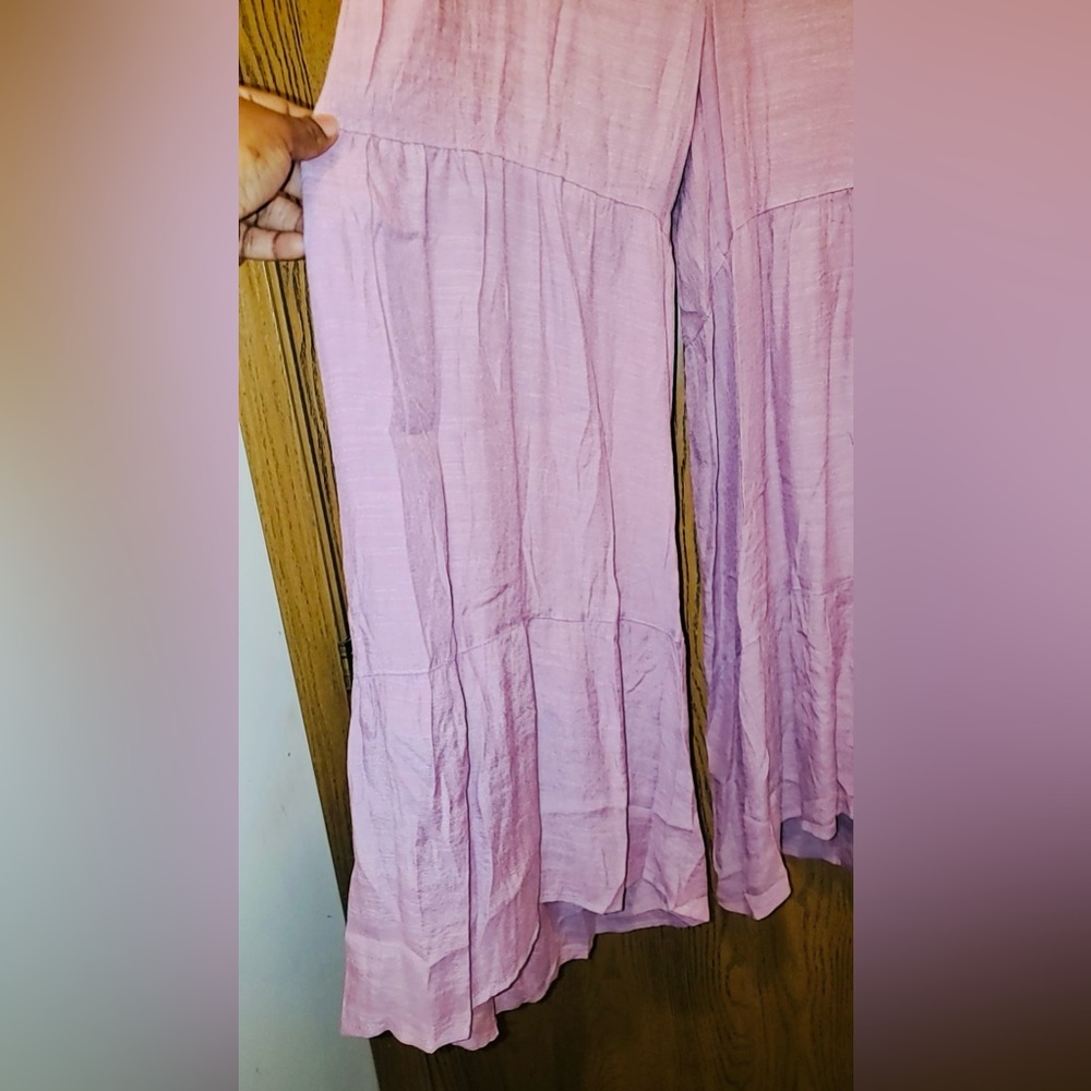 Coco + Carmen Boho Ruffle Pant | NWT | Sz: XL | Rise - 13.5” | Inseam - 29" - Picture 3 of 10